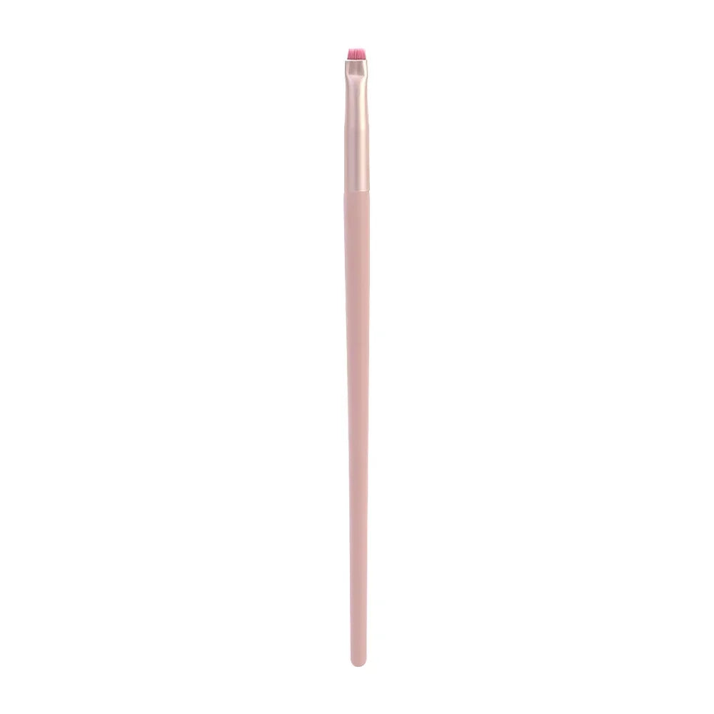 Eyeliner Eyebrow Brush Angled Flat Head Fiber Hair Brow Contour Eyeliner