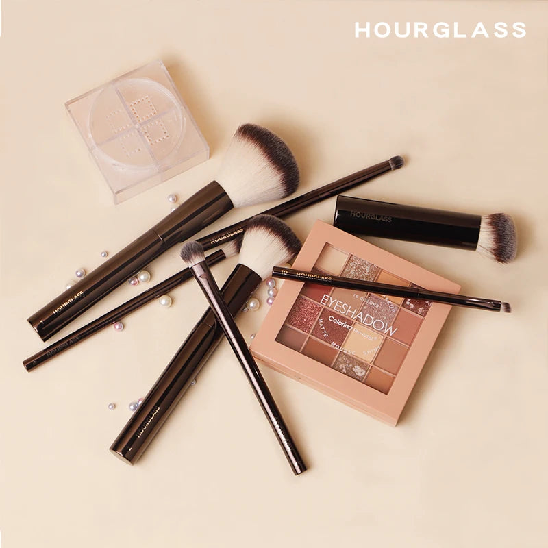 Hourglass Makeup Brush Set & Kit Include Powder Foundation Concealer Lip Blusher