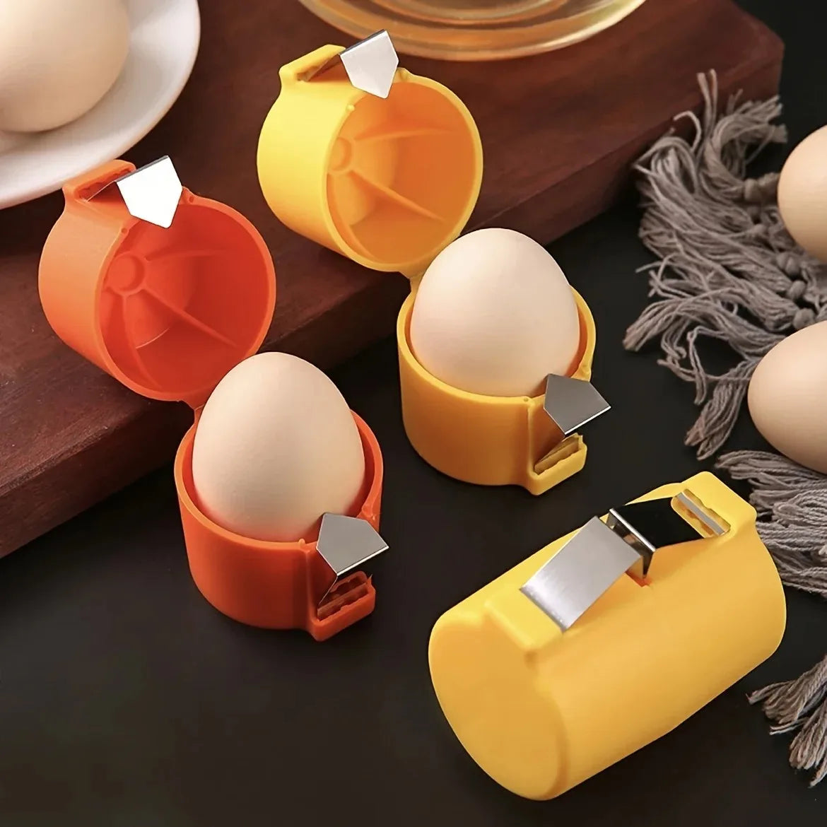 Portable Egg Opening Machine Quick Egg Beater Kitchen Egg Sheller Kitchen Accessories