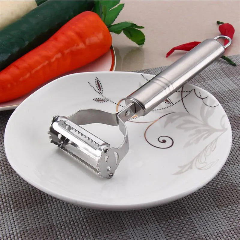 High Quality Stainless Steel Potato Cucumber Carrot Grater Julienne Peeler Vegetables Fruit Peeler