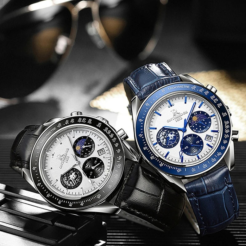 Luxury Man Watch High Quality Waterproof Chronograph Luminous Men's Wristwatch
