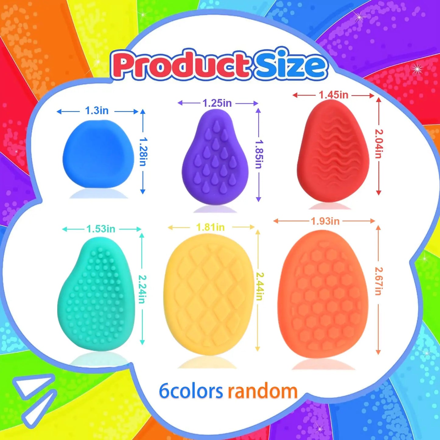 Sensory Stone For Children Both Adults Cure For ADHD Focus Relieve Anxiety Relax Autism Treatment