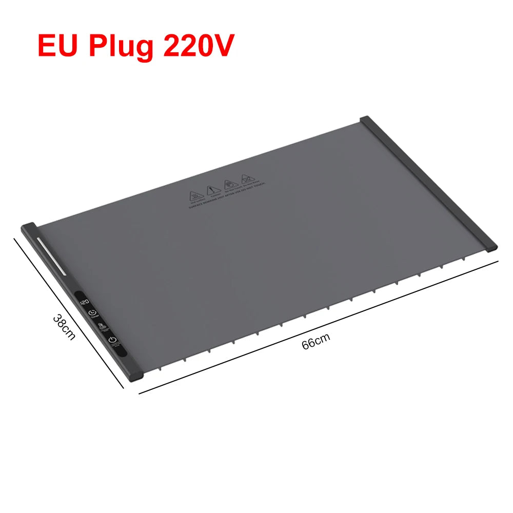 Food Warmer Mat Electric Warming Tray For Kitchen Silicone Warming Chopping Board