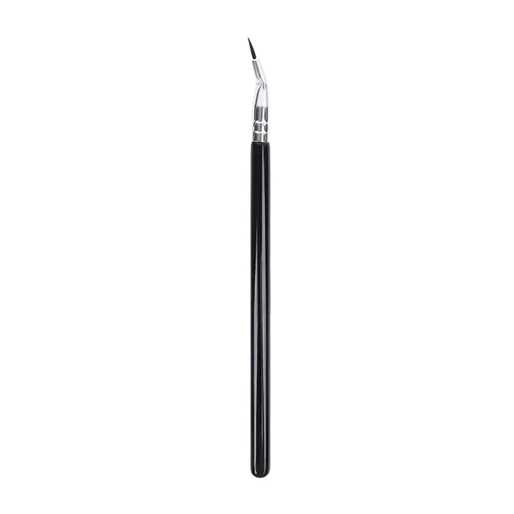 Eyeliner Eyebrow Brush Angled Flat Head Fiber Hair Brow Contour Eyeliner