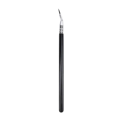 Eyeliner Eyebrow Brush Angled Flat Head Fiber Hair Brow Contour Eyeliner