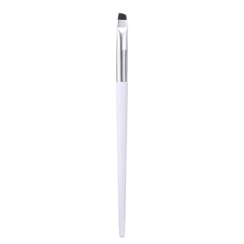 Eyeliner Eyebrow Brush Angled Flat Head Fiber Hair Brow Contour Eyeliner