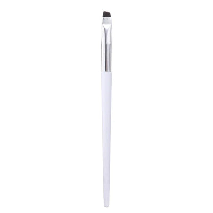Eyeliner Eyebrow Brush Angled Flat Head Fiber Hair Brow Contour Eyeliner