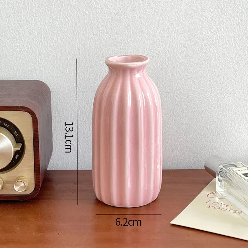 Nordic Ceramic Vase Creative Flower Vases for Wedding Decoration
