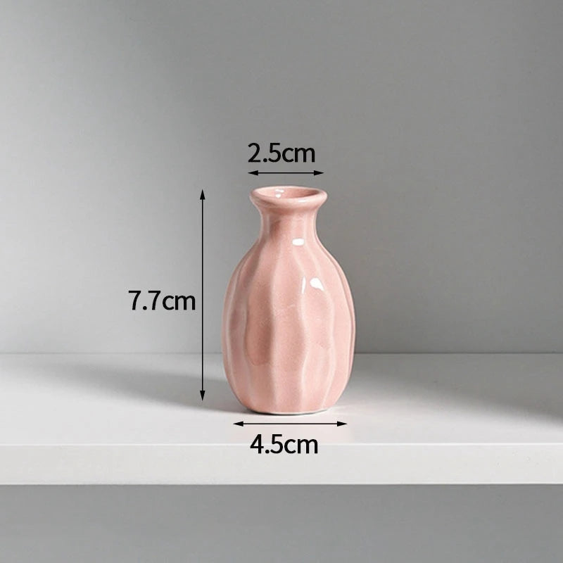 Nordic Ceramic Vase Creative Flower Vases for Wedding Decoration