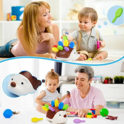 Sensory Hedgehog Toys Toddler Montessori Fine Motor Toys