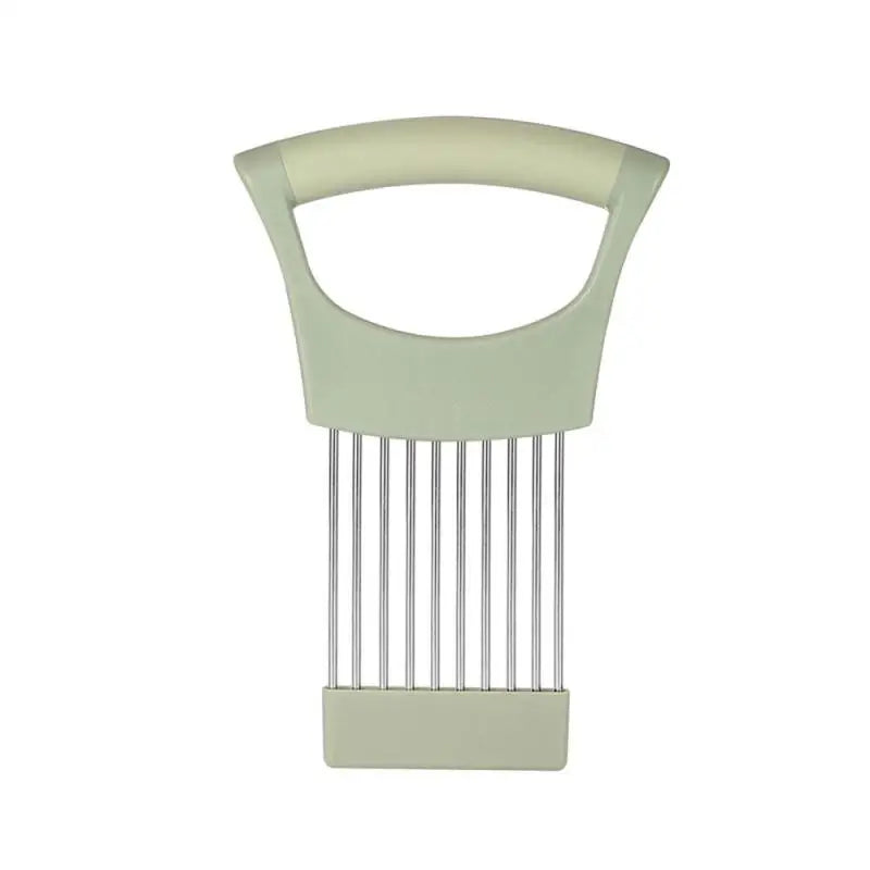 Stainless Steel Onion Cutter Holder Food Slicers Assistant Tomato Onion Slicer