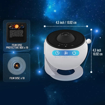 HD Image Planetarium Galaxy Starry Projector Pro Version Larger LED Light
