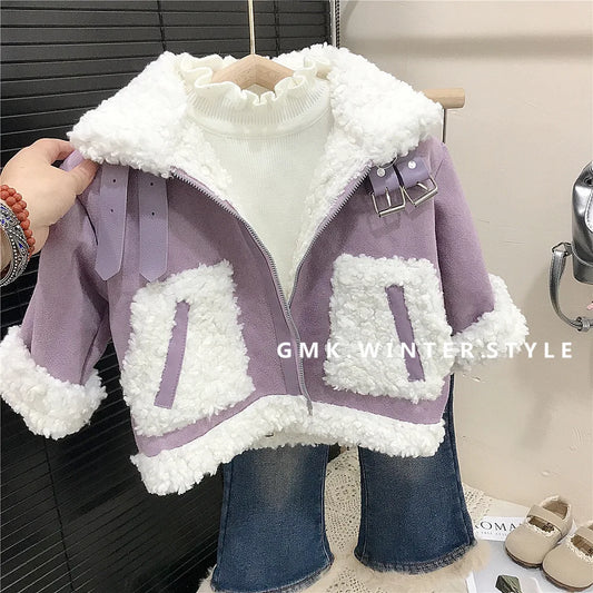 Winter Children Girls 2PCS Clothes Set