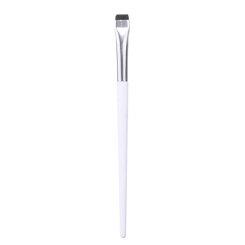 Eyeliner Eyebrow Brush Angled Flat Head Fiber Hair Brow Contour Eyeliner