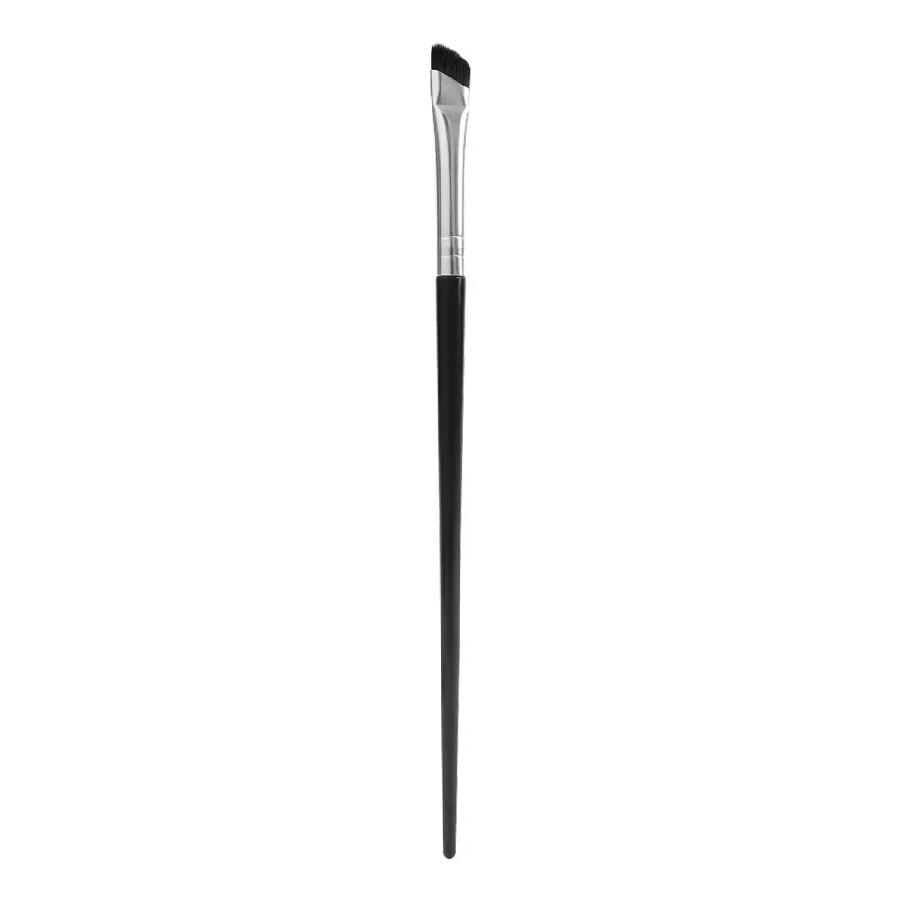 Eyeliner Eyebrow Brush Angled Flat Head Fiber Hair Brow Contour Eyeliner