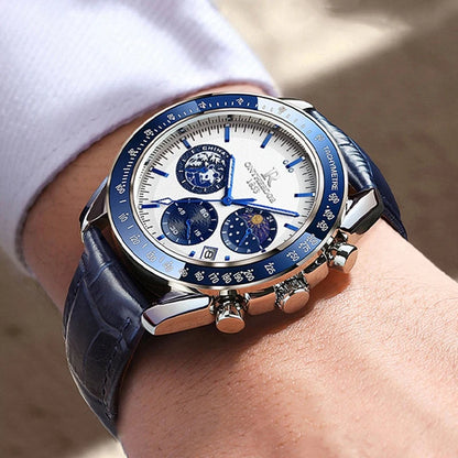 Luxury Man Watch High Quality Waterproof Chronograph Luminous Men's Wristwatch