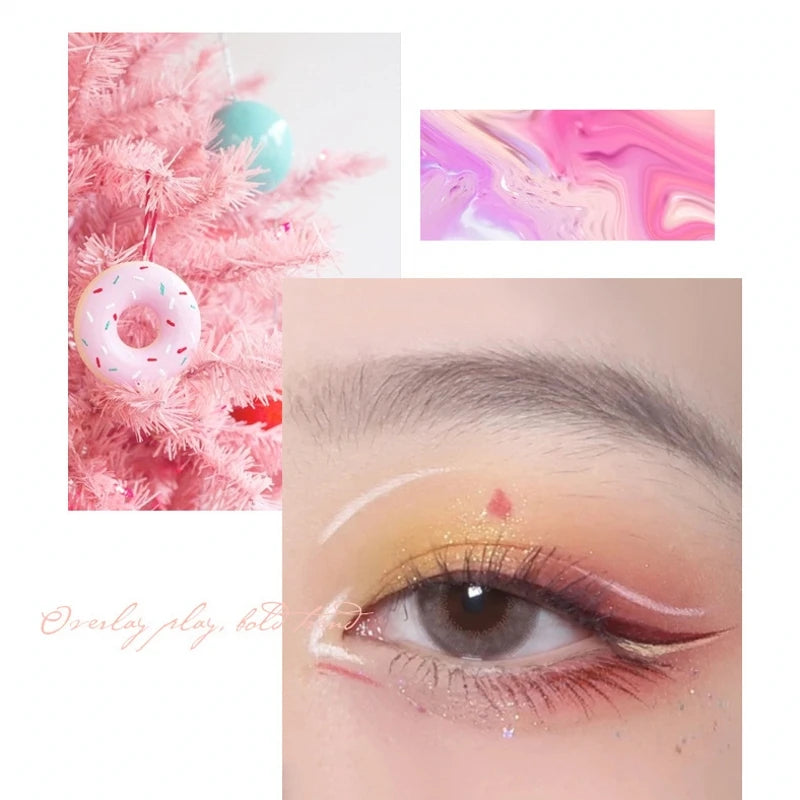 Red Matte Eyeliner Pencil Long Lasting Eye Makeup Liquid Eyeliner