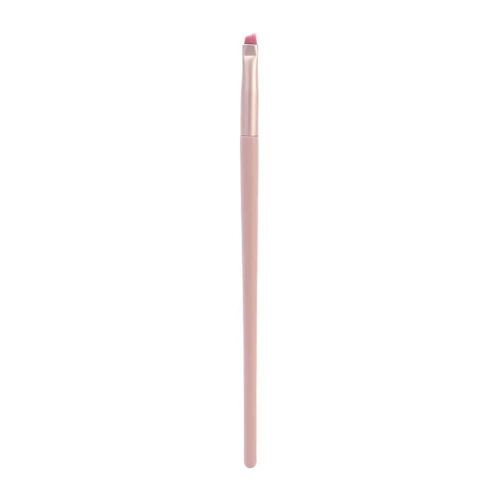 Eyeliner Eyebrow Brush Angled Flat Head Fiber Hair Brow Contour Eyeliner
