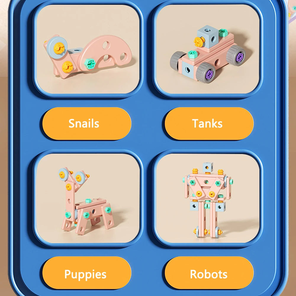 Children's DIY Nut Assembly Toy Set Suitable for Kids