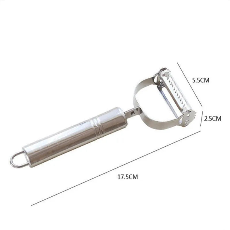 High Quality Stainless Steel Potato Cucumber Carrot Grater Julienne Peeler Vegetables Fruit Peeler