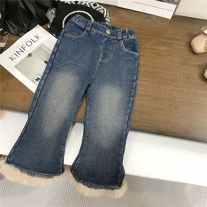 Winter Children Girls 2PCS Clothes Set