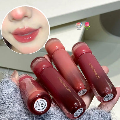 Smoked Grape Purple Red Lip Glaze Mirror Water Lip Gloss