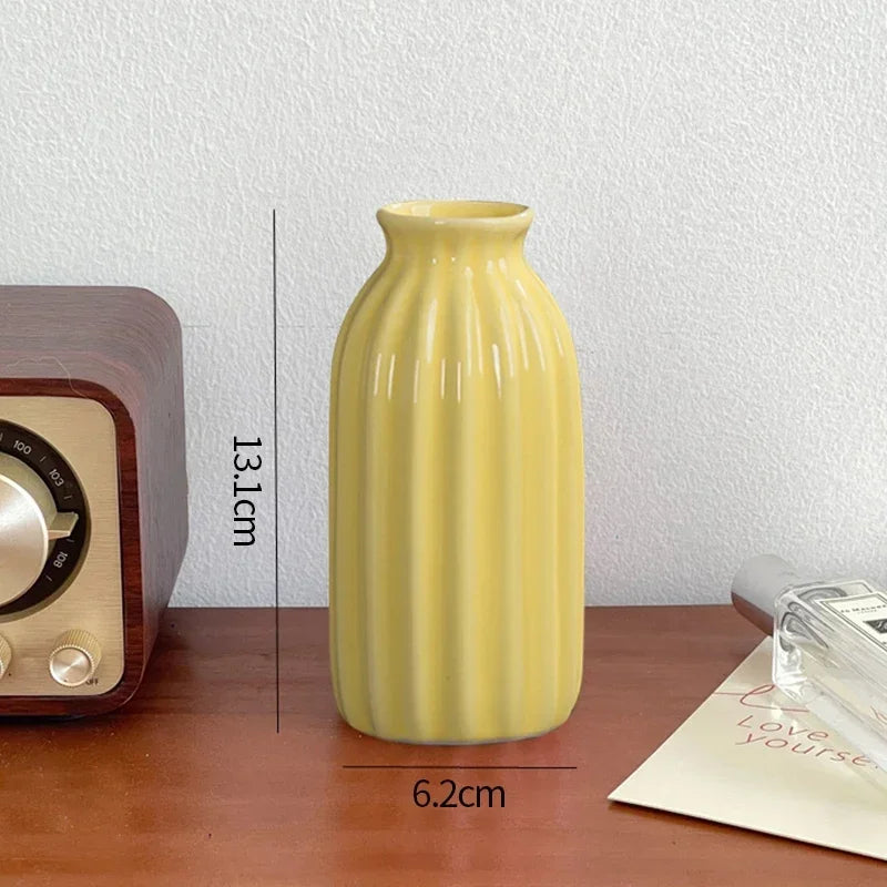 Nordic Ceramic Vase Creative Flower Vases for Wedding Decoration