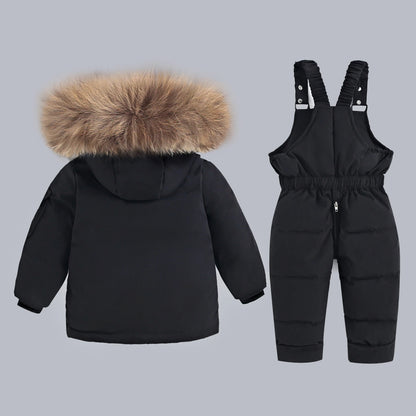 Children clothing Set Winter Warm Down Jacket Jumpsuit Baby Coat parka Boy Snowsuit toddler girl kids clothes infant overcoat