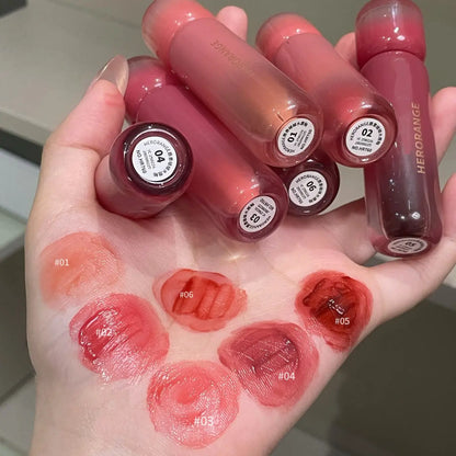 Smoked Grape Purple Red Lip Glaze Mirror Water Lip Gloss