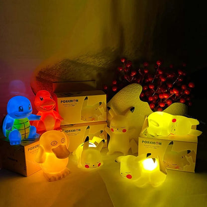 Pokemon Pikachu Night Light Glowing Anime Figures Toy