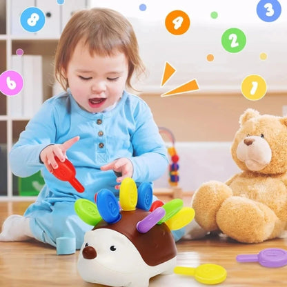 Sensory Hedgehog Toys Toddler Montessori Fine Motor Toys