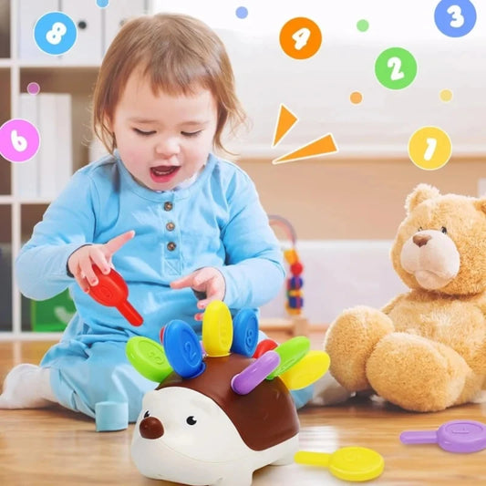 Sensory Hedgehog Toys Toddler Montessori Fine Motor Toys