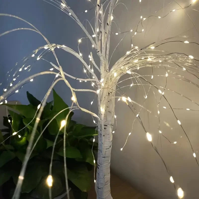Willow Night Light 192 LED Table Lamp 8 Modes Battery And USB Use Tree Lights