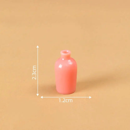 Cute Simulation Color Cat Figurines DIY Gift Small Vase Miniature Decoration