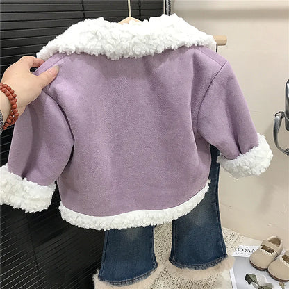 Winter Children Girls 2PCS Clothes Set