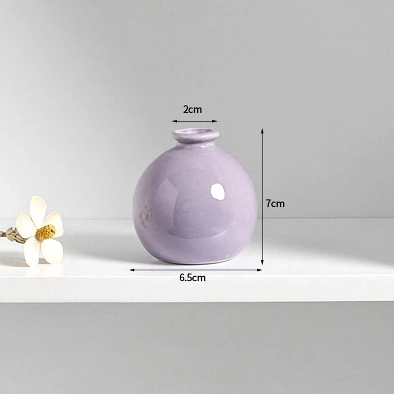 Nordic Ceramic Vase Creative Flower Vases for Wedding Decoration