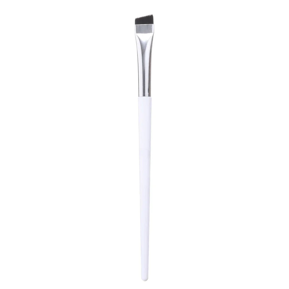 Eyeliner Eyebrow Brush Angled Flat Head Fiber Hair Brow Contour Eyeliner