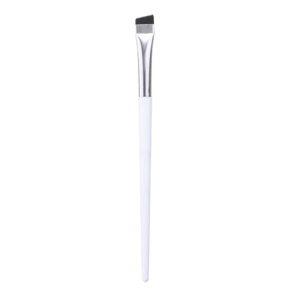 Eyeliner Eyebrow Brush Angled Flat Head Fiber Hair Brow Contour Eyeliner