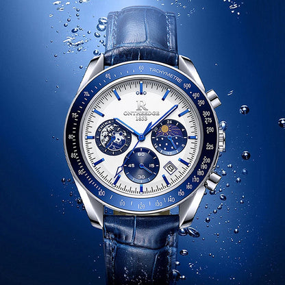 Luxury Man Watch High Quality Waterproof Chronograph Luminous Men's Wristwatch