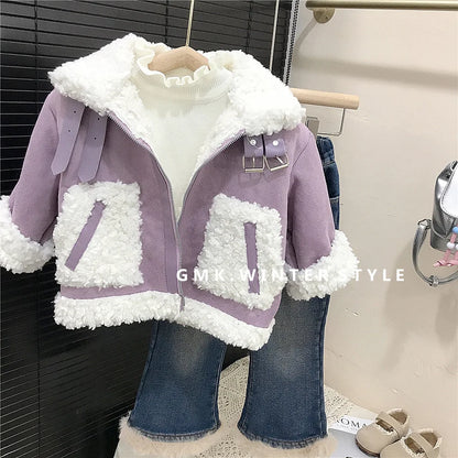 Winter Children Girls 2PCS Clothes Set