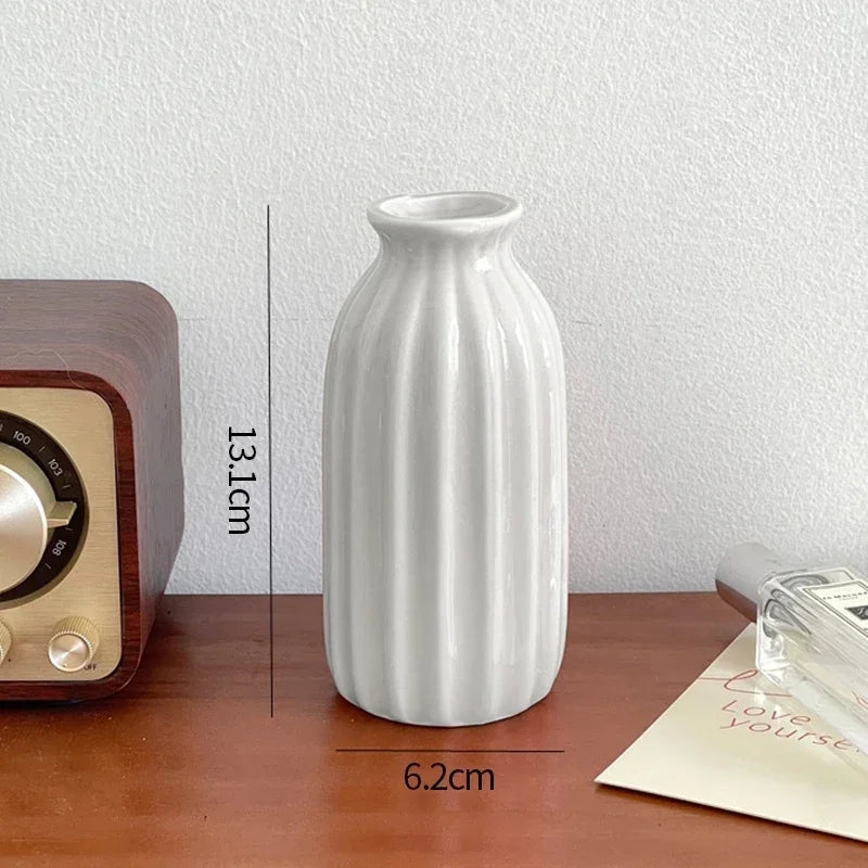 Nordic Ceramic Vase Creative Flower Vases for Wedding Decoration