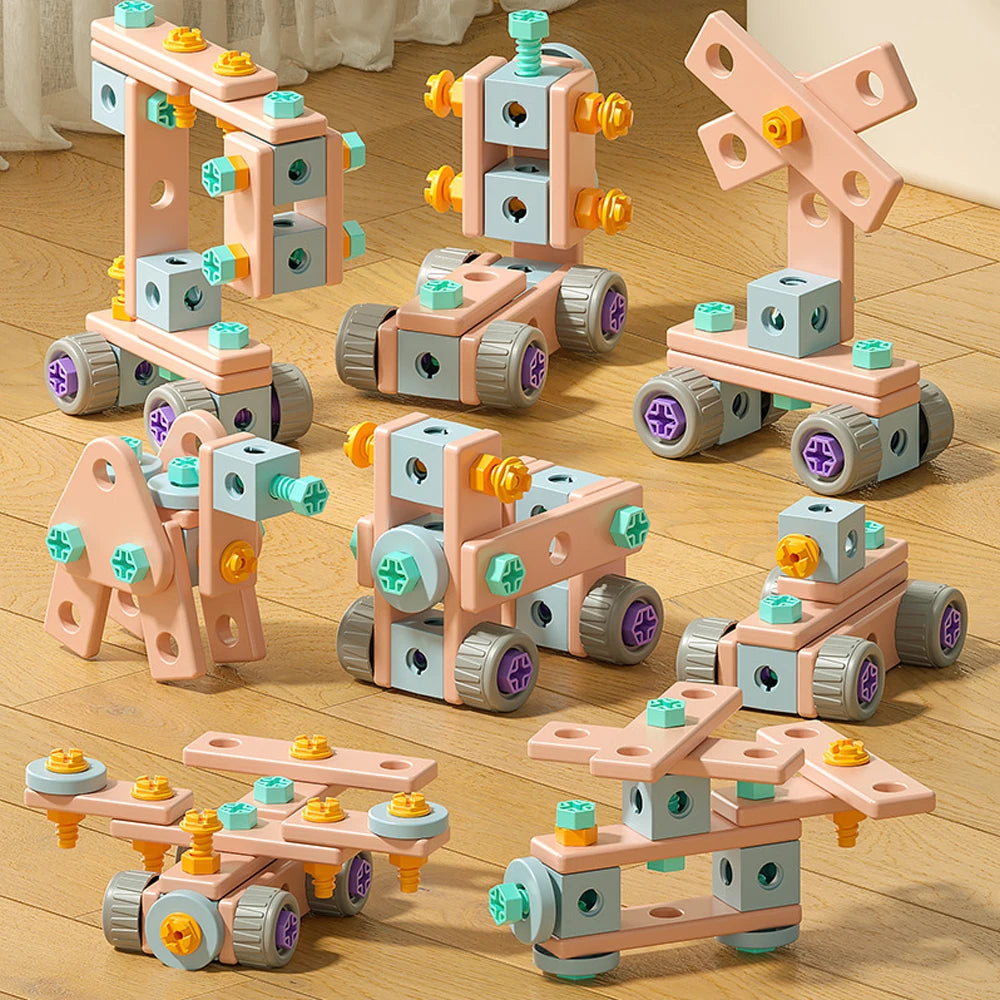 Children's DIY Nut Assembly Toy Set Suitable for Kids