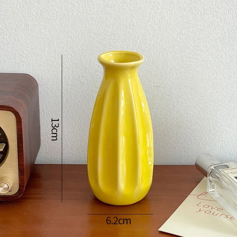 Nordic Ceramic Vase Creative Flower Vases for Wedding Decoration