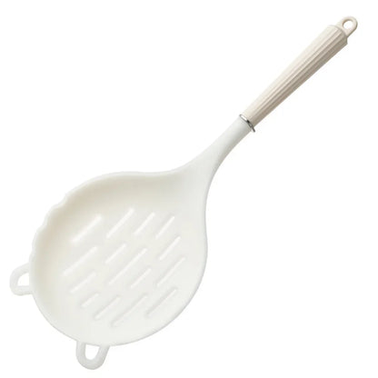 1Pcs Silicone Food Strainer Colander Spoon Gadget Creative Cooking Spatula Large Colander Soup Strainer Household Kitchen Tool