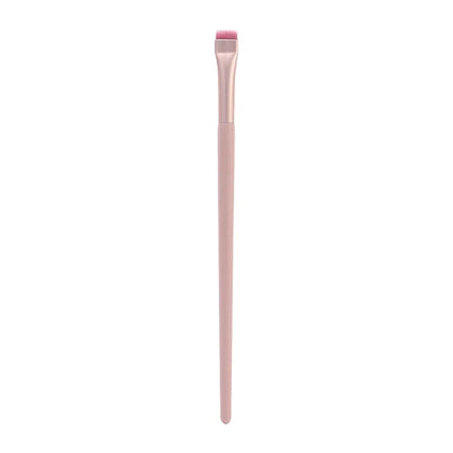 Eyeliner Eyebrow Brush Angled Flat Head Fiber Hair Brow Contour Eyeliner