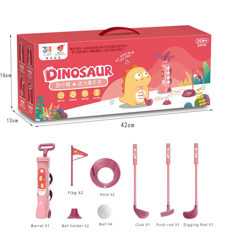 Kids Golf Toy Set - Indoor Outdoor Sports Game for Boys & Girls