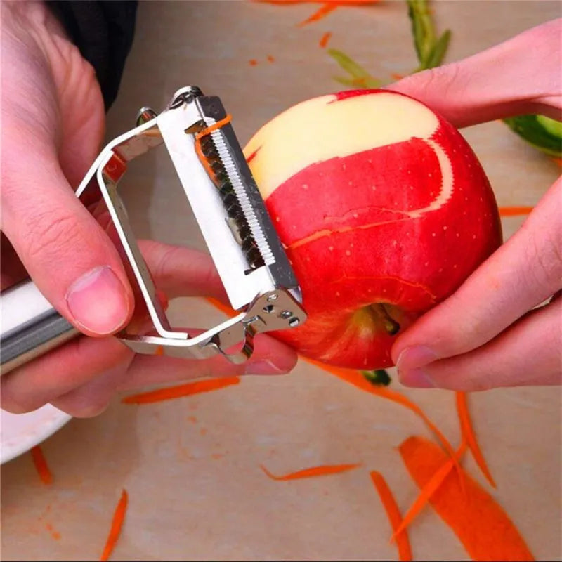 High Quality Stainless Steel Potato Cucumber Carrot Grater Julienne Peeler Vegetables Fruit Peeler