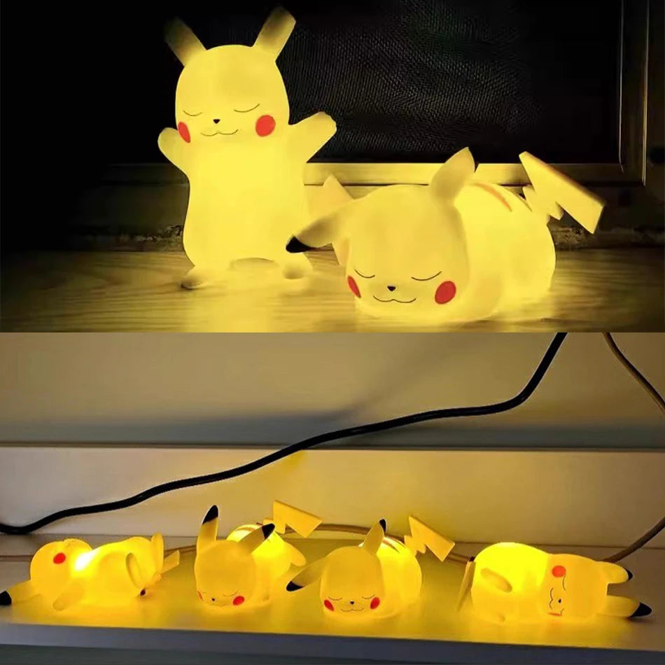 Pikachu Night Light Cute Anime Soft Light