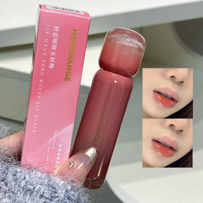 Smoked Grape Purple Red Lip Glaze Mirror Water Lip Gloss