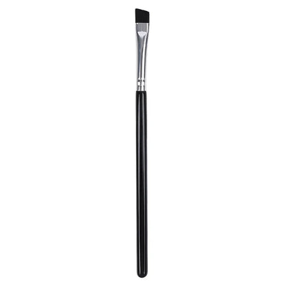 Eyeliner Eyebrow Brush Angled Flat Head Fiber Hair Brow Contour Eyeliner